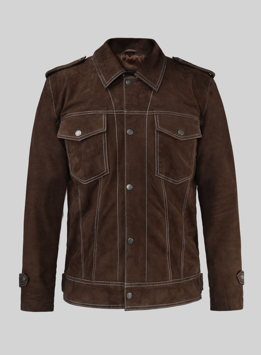 Rubber Soul Suede Leather Jacket - StudioSuits