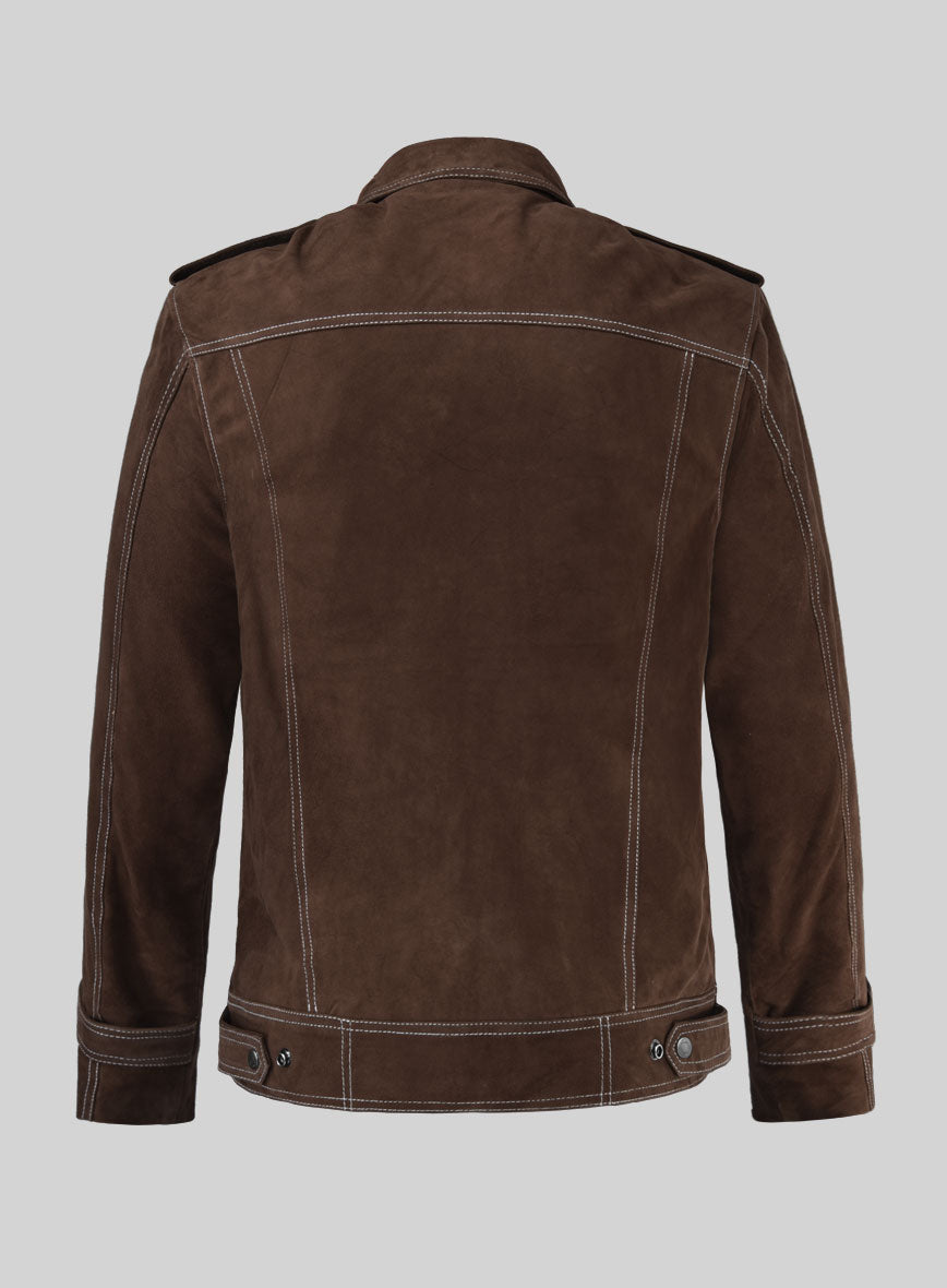 Rubber Soul Suede Leather Jacket - StudioSuits