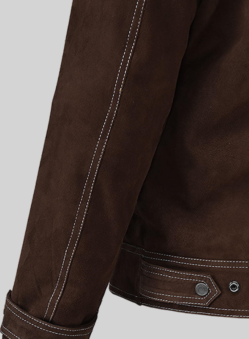 Rubber Soul Suede Leather Jacket - StudioSuits