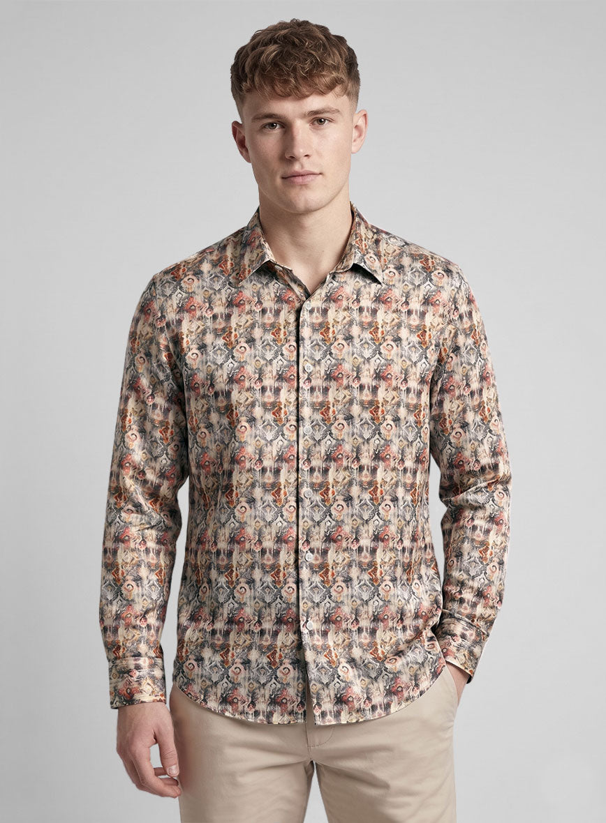 Ruggiero Silk Cotton Shirt - StudioSuits