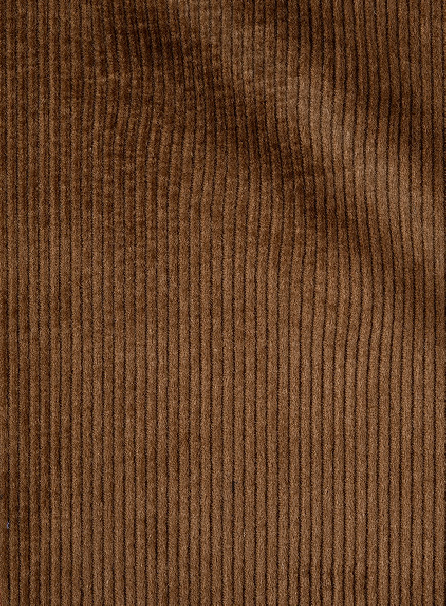 Rust Brown Thick Corduroy Jacket - StudioSuits