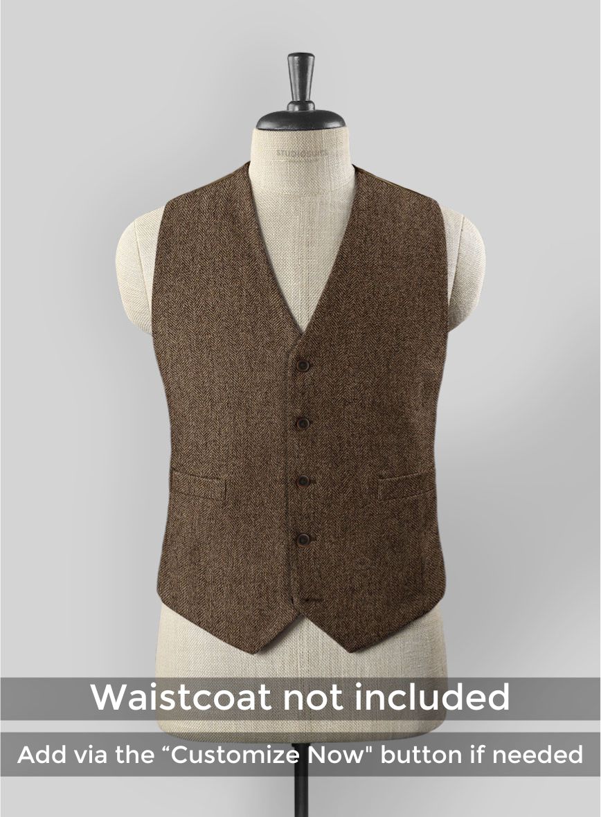 Thomas Shelby Peaky Blinders Brown Tweed Suit - StudioSuits