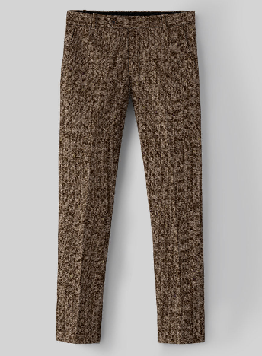 Rust Herringbone Tweed Suit - StudioSuits