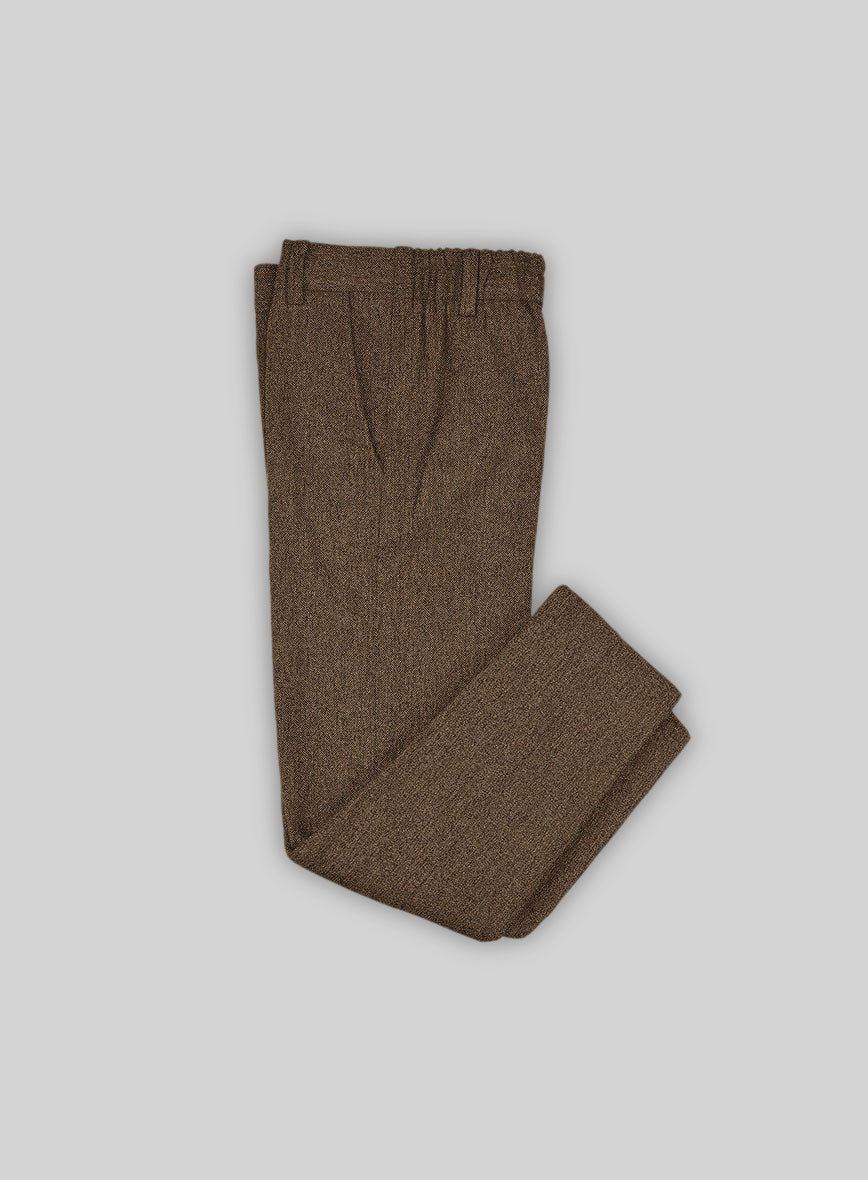 Rust Herringbone Tweed Boys Suit - StudioSuits