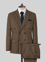 Rust Herringbone Tweed Suit - StudioSuits