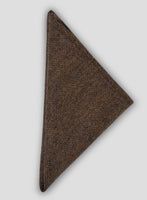 Tweed Pocket Square - Rust Herringbone Tweed - StudioSuits