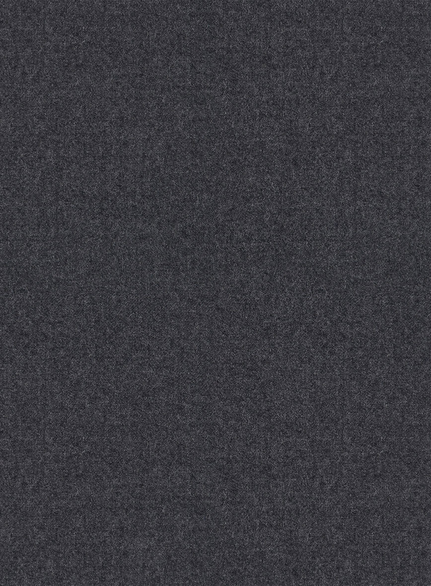 Scabal Sapphire Gray Wool Pants - StudioSuits