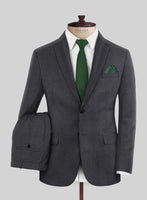 Scabal Sapphire Gray Wool Suit - StudioSuits