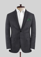 Scabal Sapphire Gray Wool Suit - StudioSuits