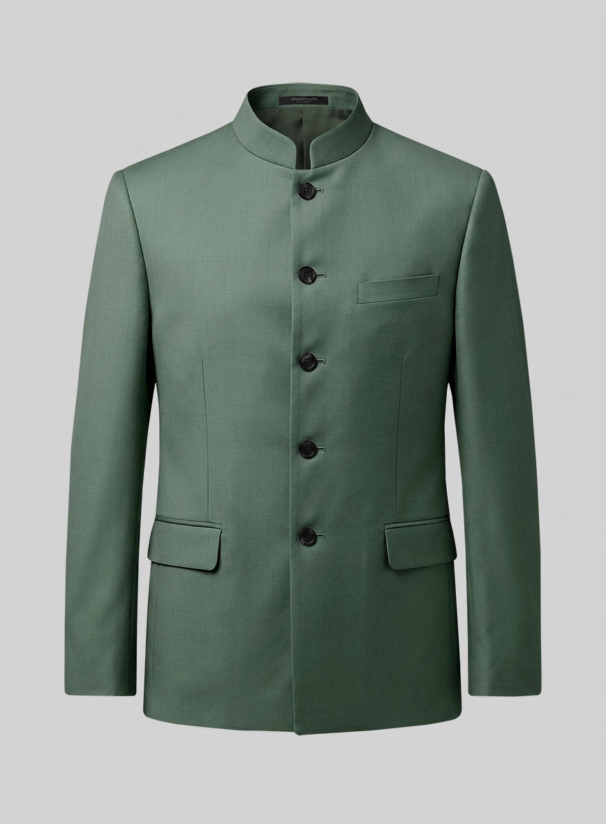 Sage Green Nehru Jacket - StudioSuits