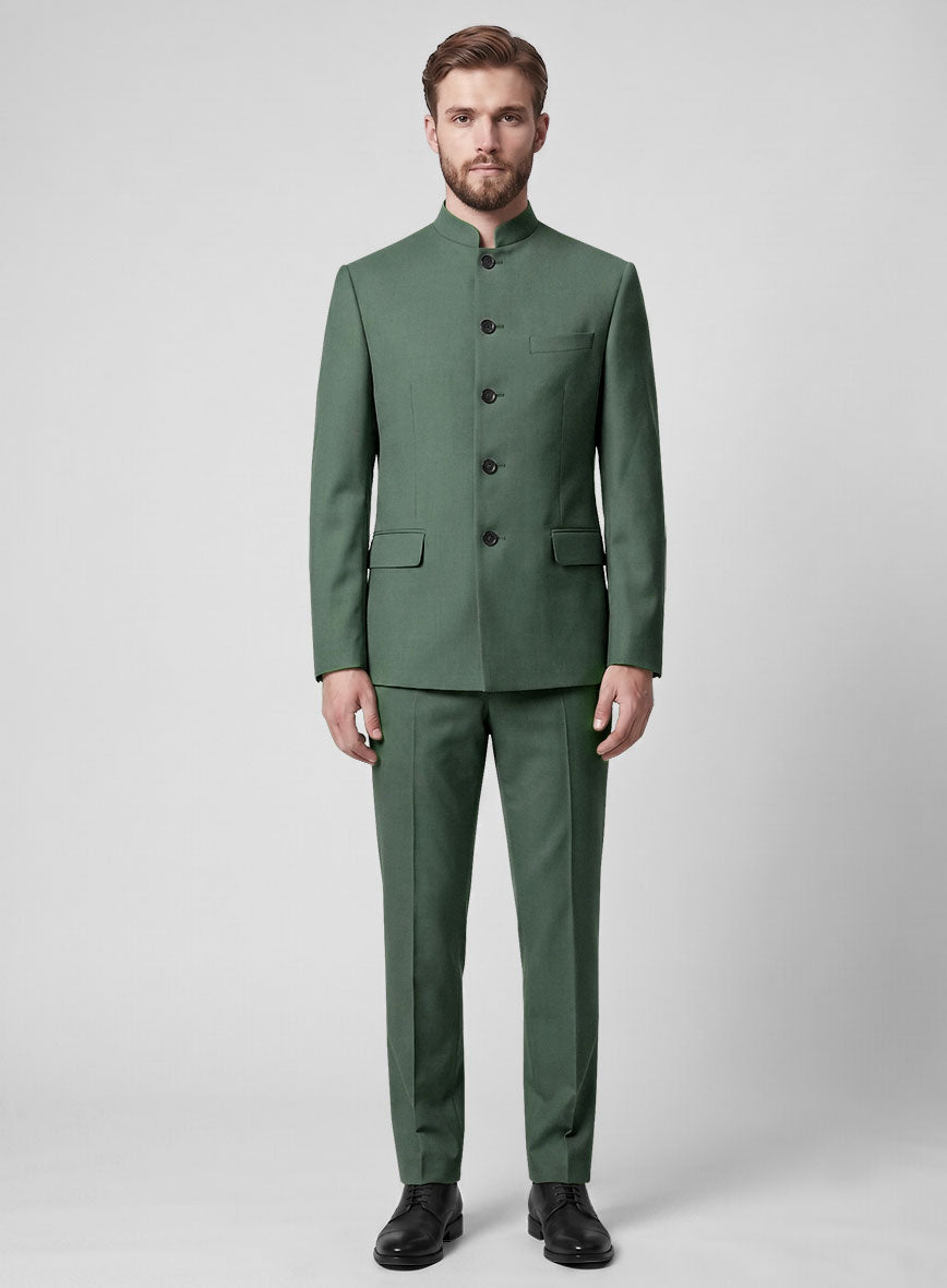 Sage Green Nehru Jacket - StudioSuits