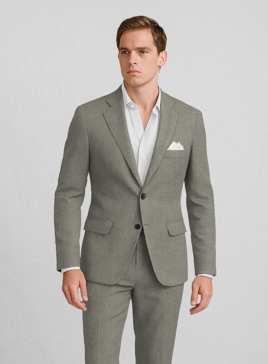 Sage Green Linen Jacket - StudioSuits