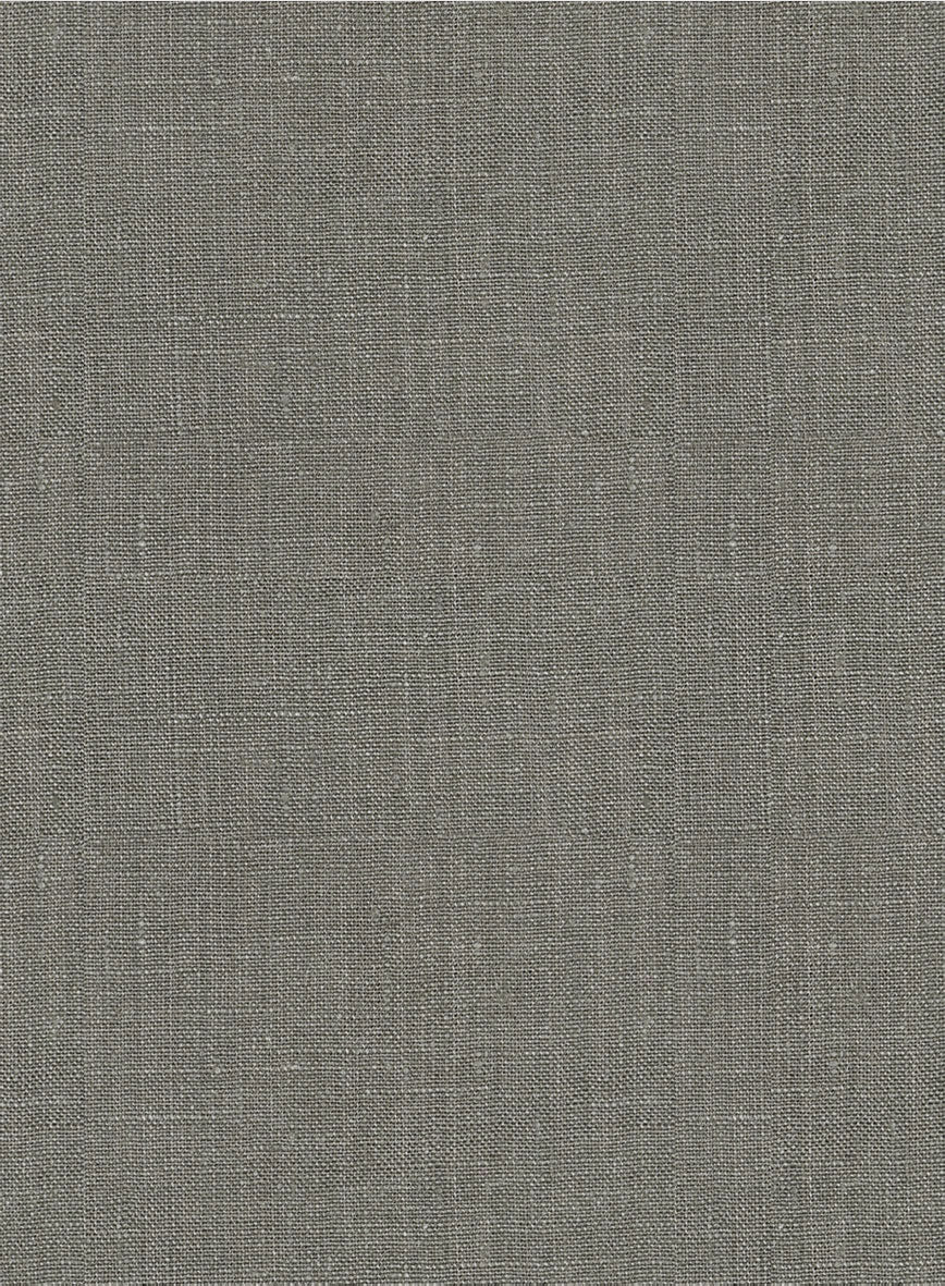 Sage Green Linen Zipper Jacket - StudioSuits