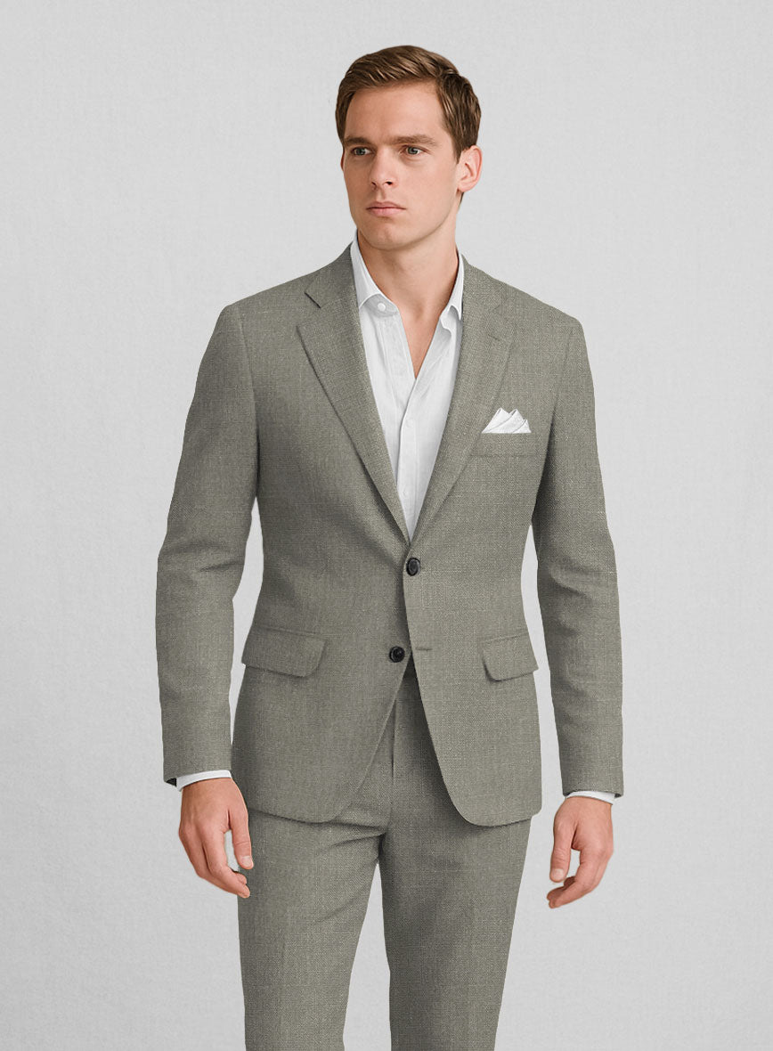 Sage Green Linen Suit - StudioSuits