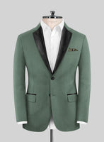 Sage Green Tuxedo Jacket - StudioSuits