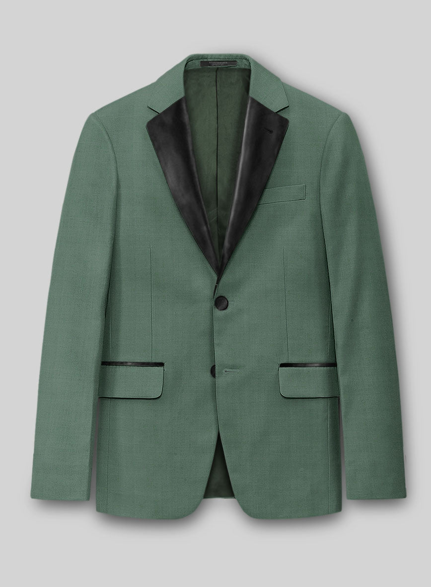 Sage Green Tuxedo Jacket - StudioSuits
