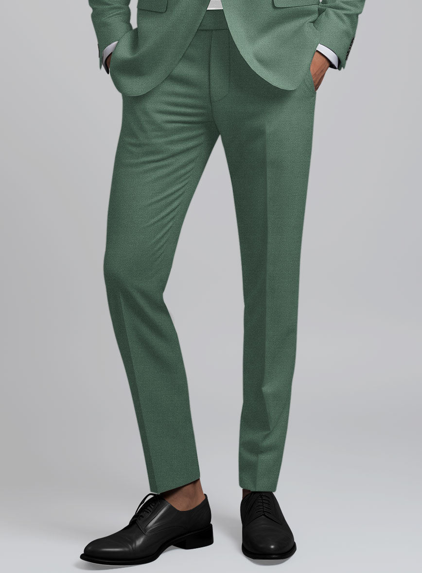 Men's Sage Green Tuxedo Suit by StudioSuits