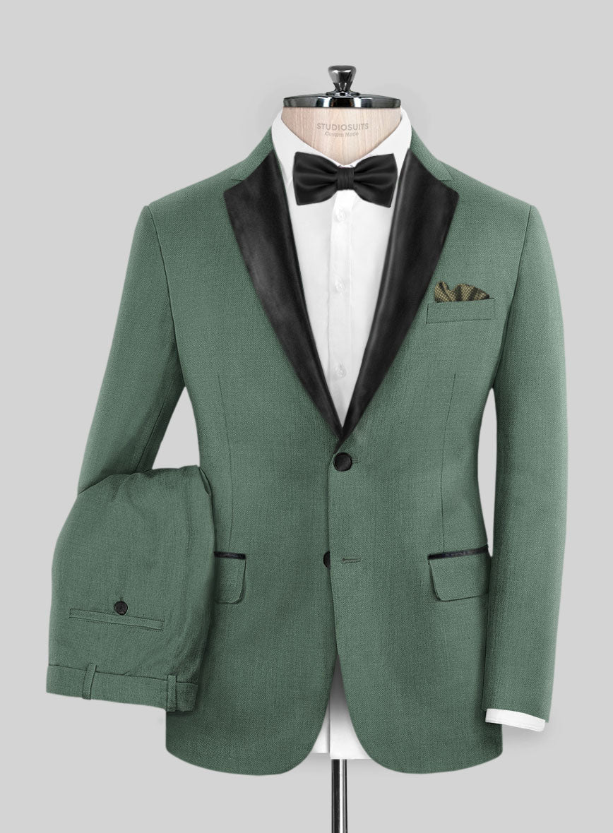 Sage Green Tuxedo Suit - StudioSuits