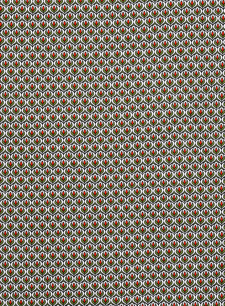 Sage Lattice Cotton Shirt - StudioSuits