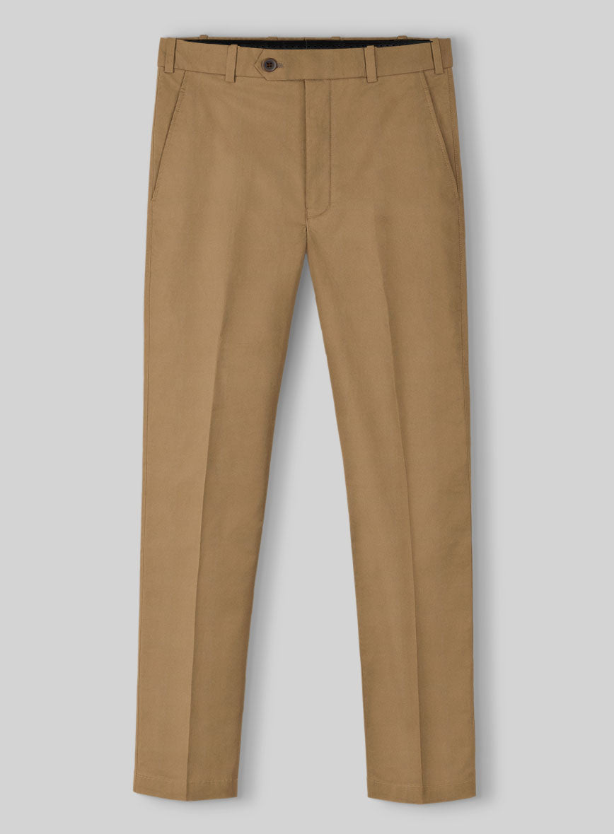 Tan Napoli Stretch Light Weight Cotton Suit - StudioSuits