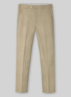 Sand Feather Cotton Canvas Stretch Pants - StudioSuits