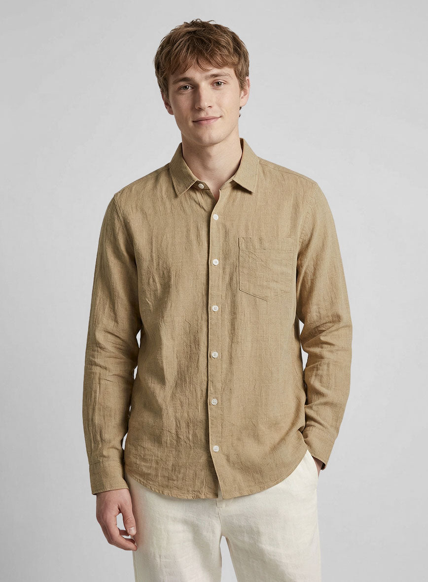 Sandy Grove Pure Linen Shirt - StudioSuits