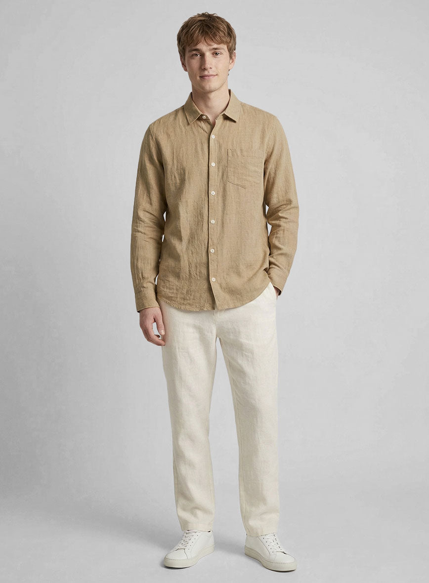 Sandy Grove Pure Linen Shirt - StudioSuits