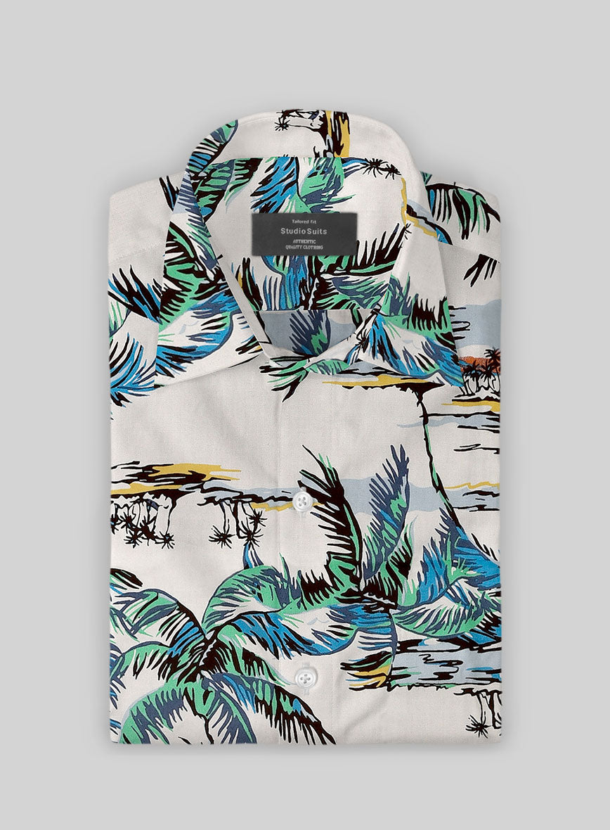 Sandy Shores Cotton Shirt - StudioSuits