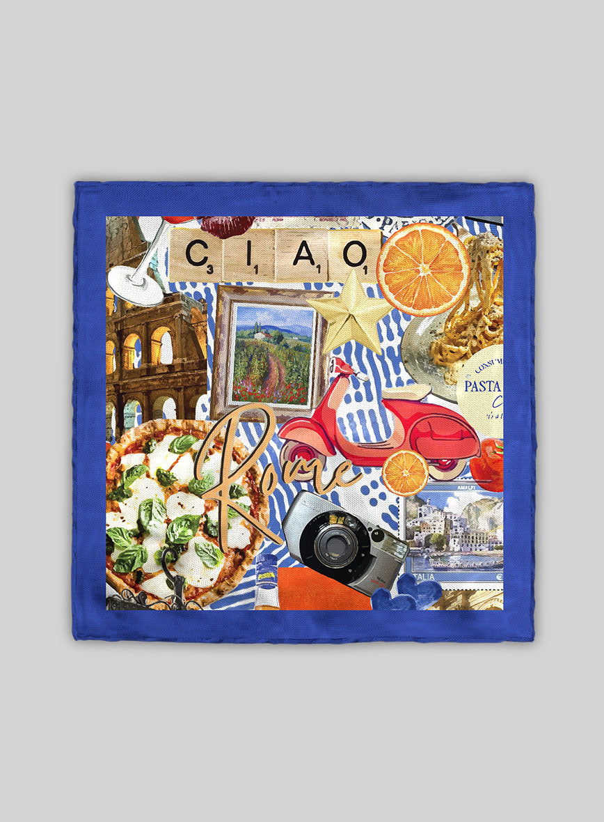 Sapori Silk Pocket Square - StudioSuits