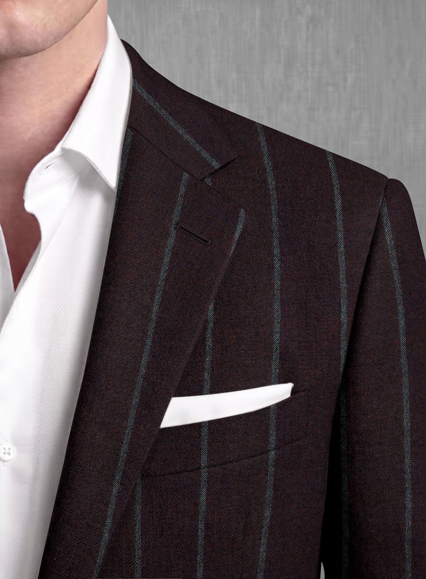 Sartori Fulgencia Dark Wine Soft Tweed Suit - StudioSuits