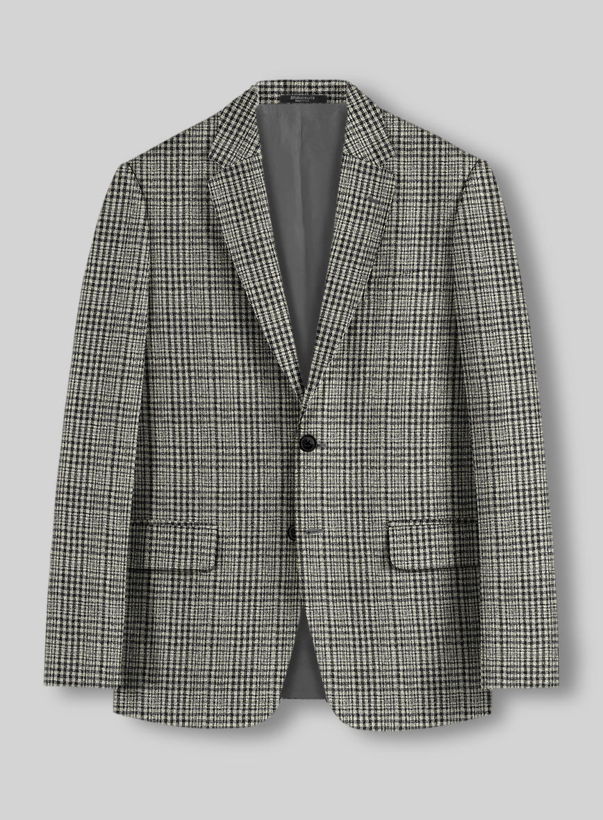 Sartori Spartaco Black Check Soft Tweed Suit - StudioSuits