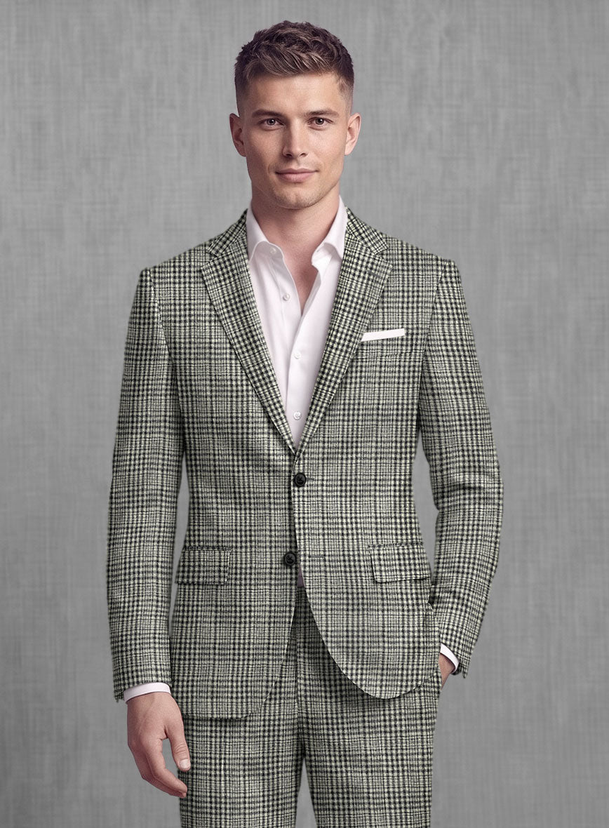 Sartori Spartaco Black Check Soft Tweed Suit - StudioSuits