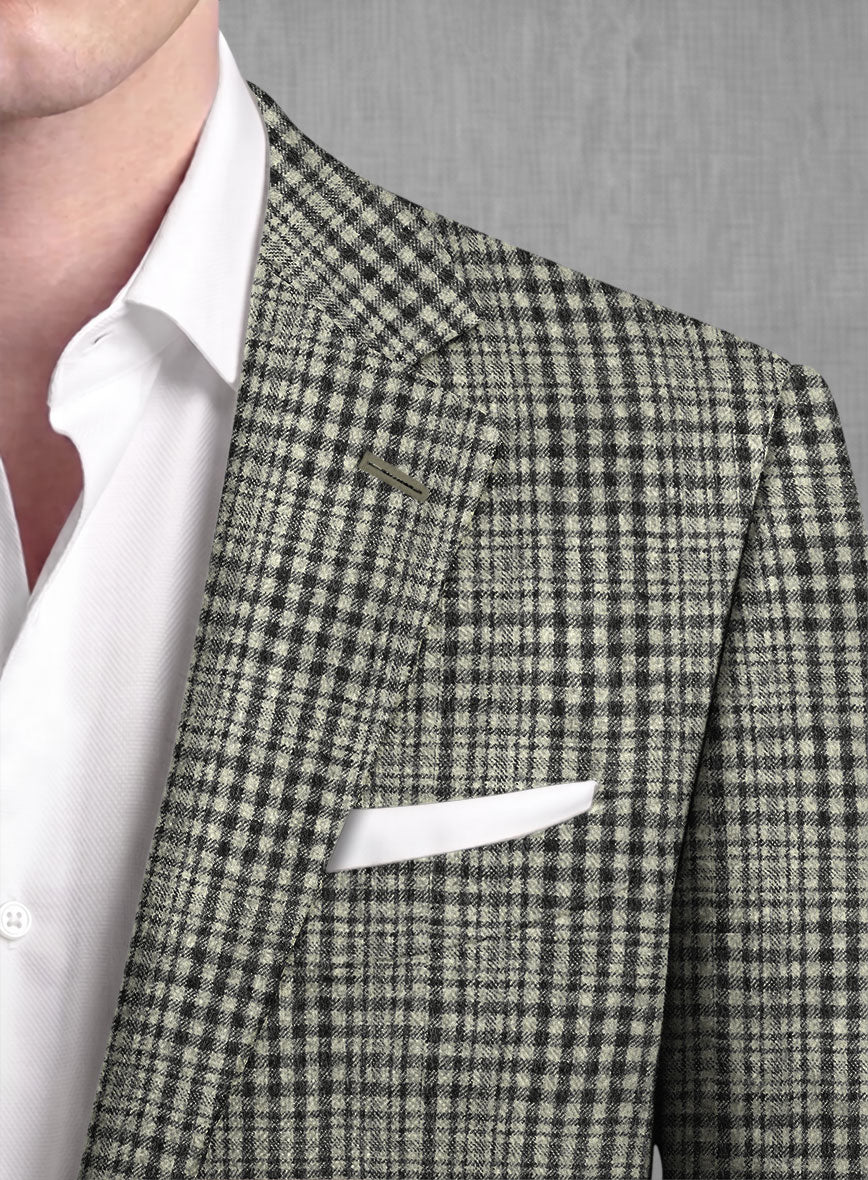 Sartori Spartaco Black Check Soft Tweed Suit - StudioSuits