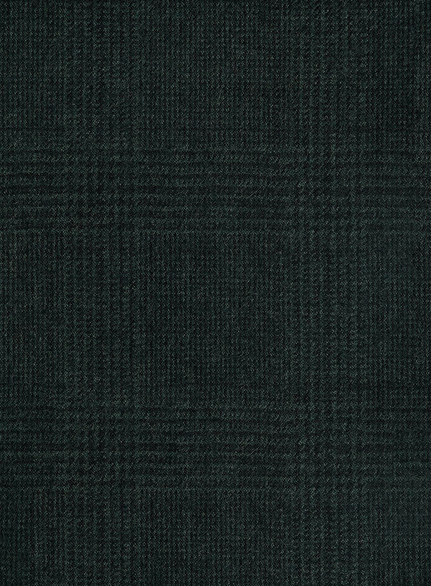 Sartori Ariadna Green Check Soft Tweed Pants - StudioSuits