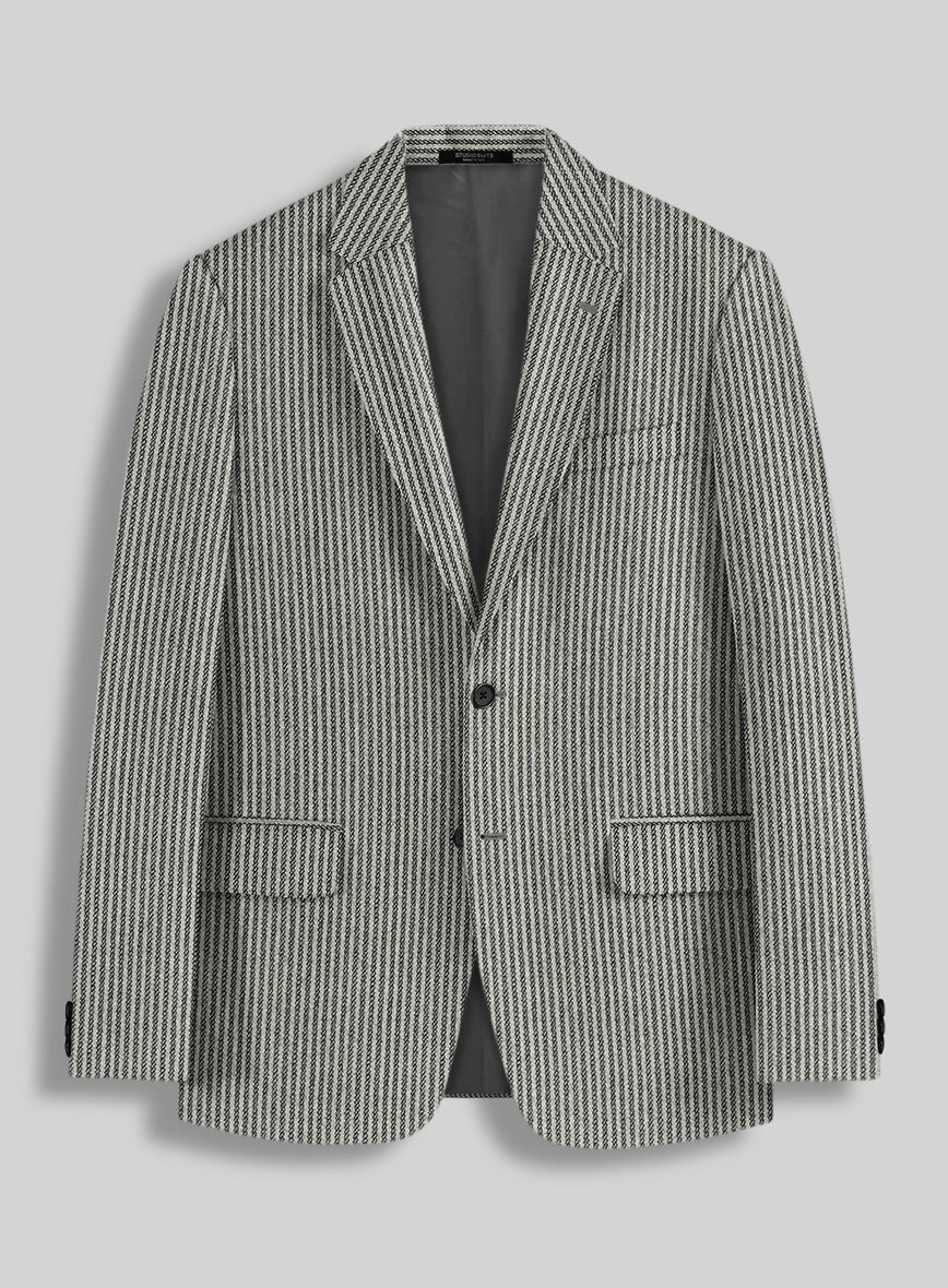 Sartori Flaminia White Soft Tweed Jacket - StudioSuits