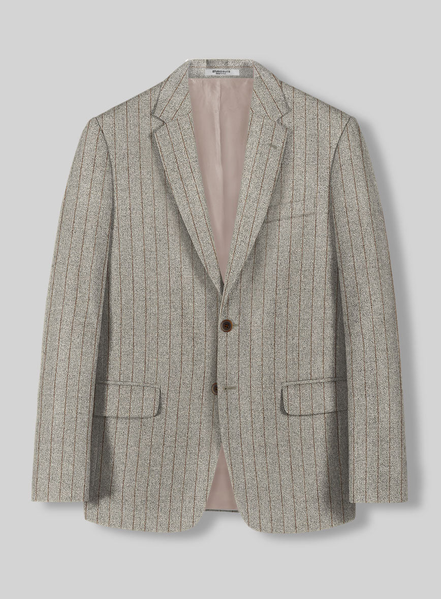 Sartori Gema Beige Soft Tweed Suit - StudioSuits