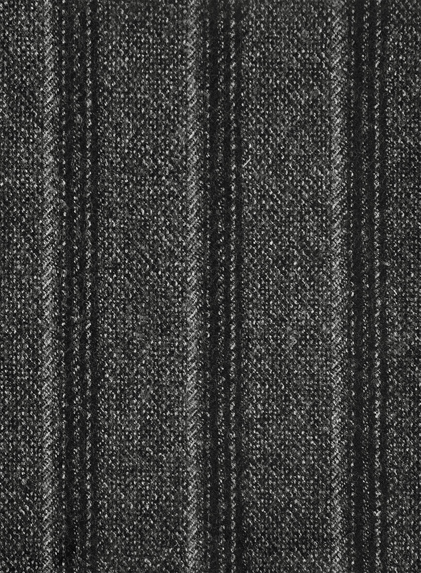 Sartori Leocadia Charcoal Stripe Soft Tweed Suit - StudioSuits