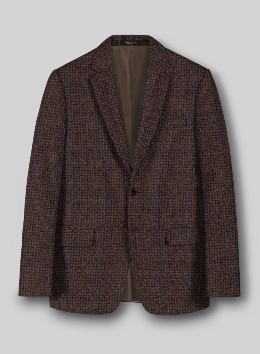 Sartori Petronila Brown Check Soft Tweed Jacket - StudioSuits