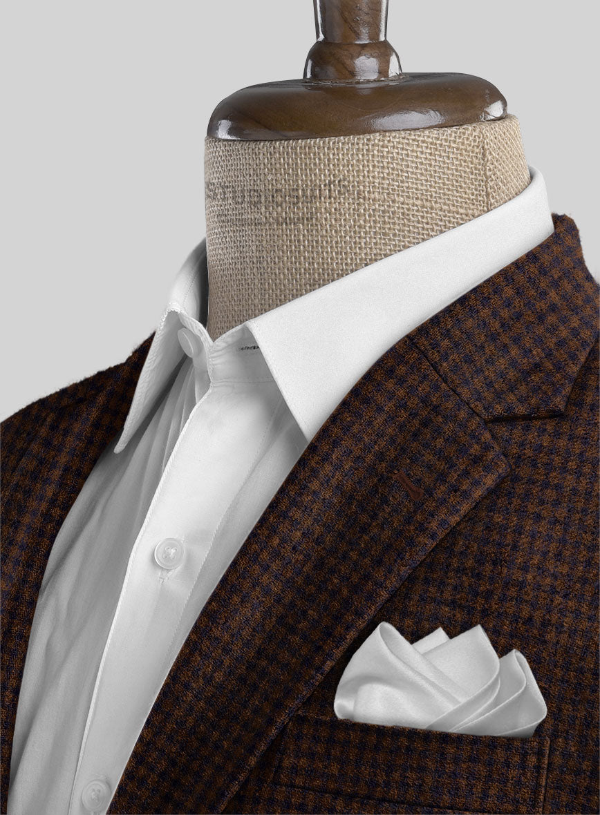 Sartori Petronila Brown Check Soft Tweed Jacket - StudioSuits