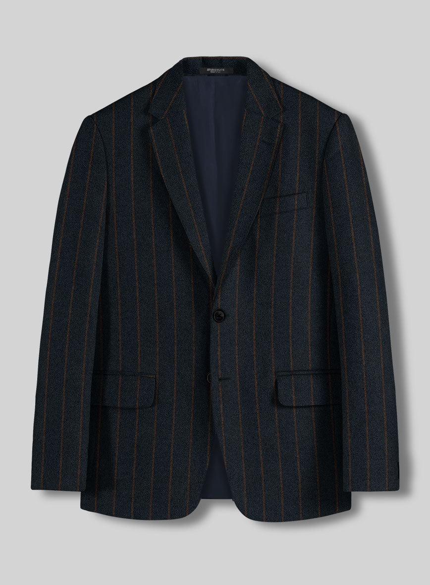 Sartori Sabino Dark Blue Soft Tweed Suit - StudioSuits