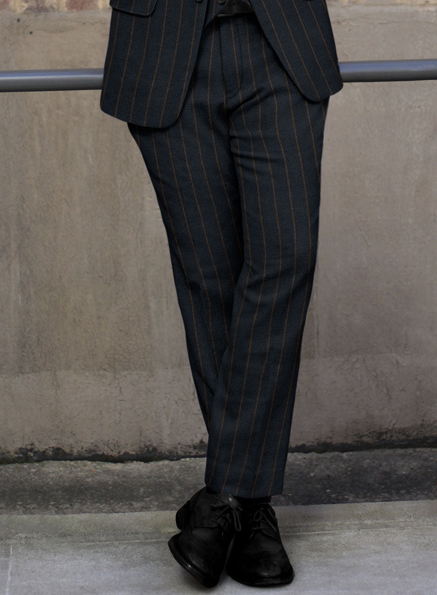 Sartori Sabino Dark Blue Soft Tweed Suit - StudioSuits