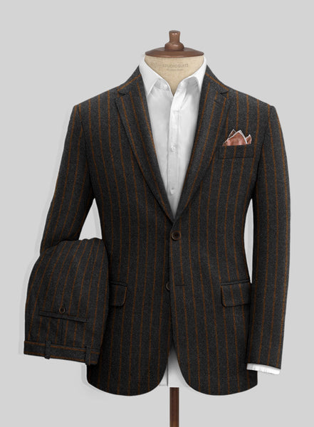 Sartori Antonia Charcoal Soft Tweed Suit – StudioSuits