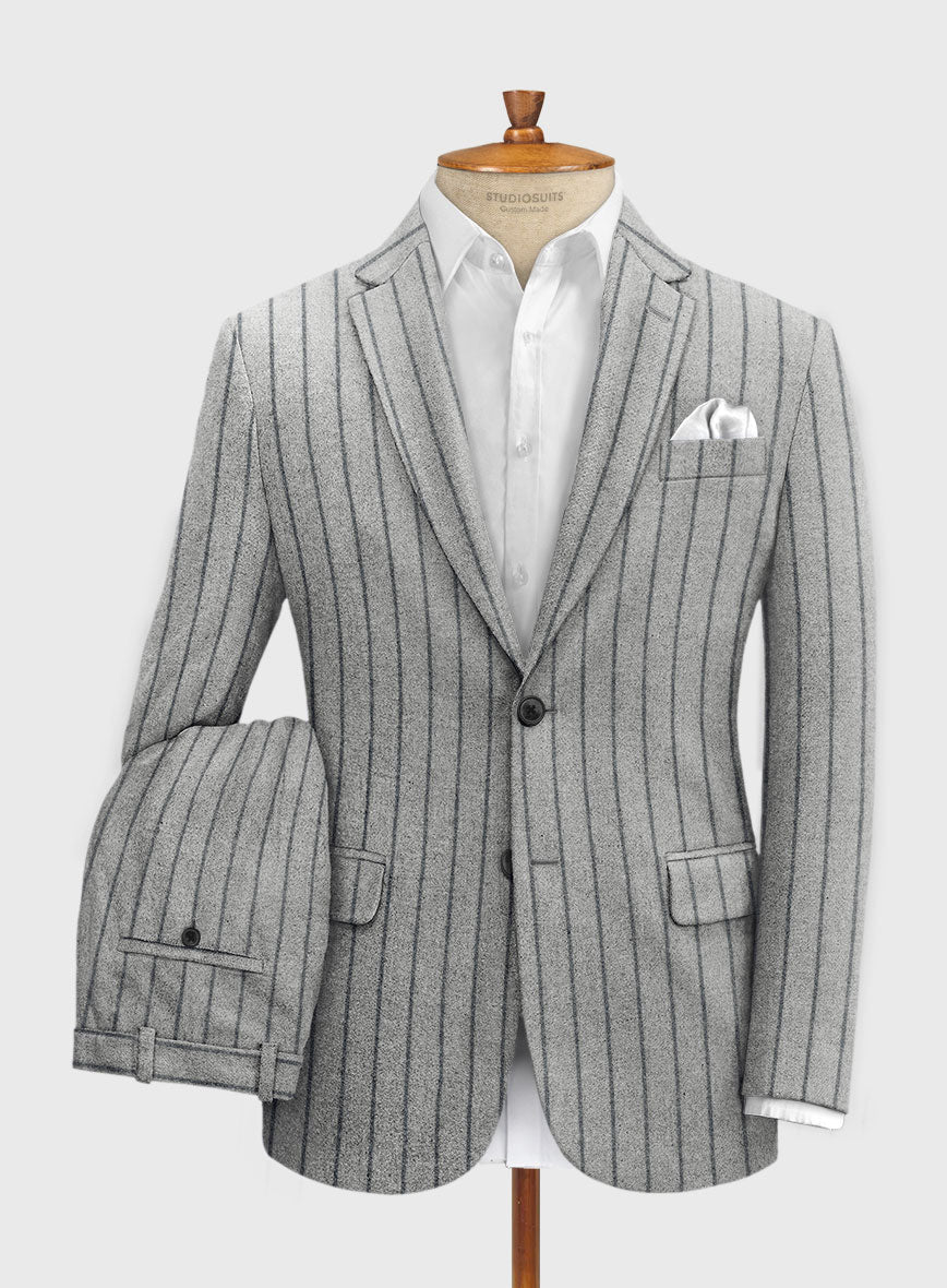 Sartori Orietta Gray Soft Tweed Suit - StudioSuits