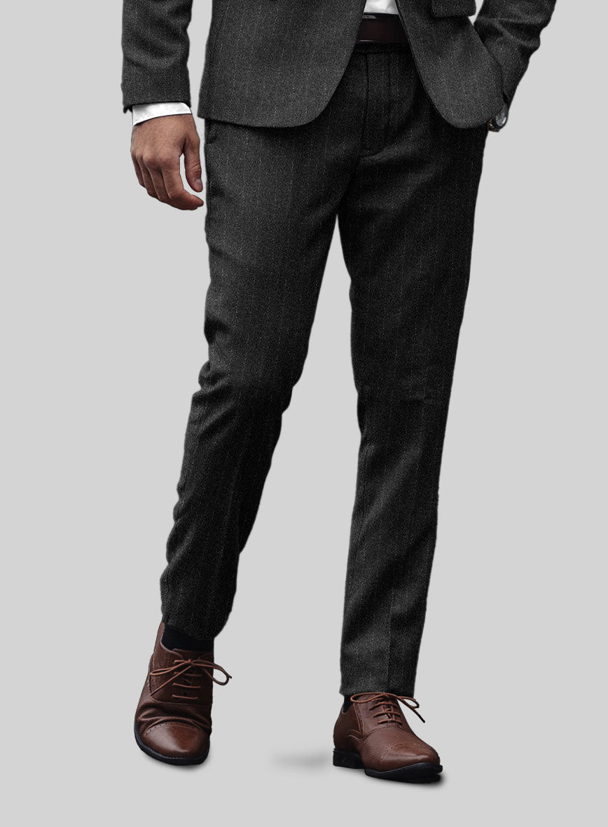 Sartori Tiberio Charcoal Soft Tweed Suit - StudioSuits