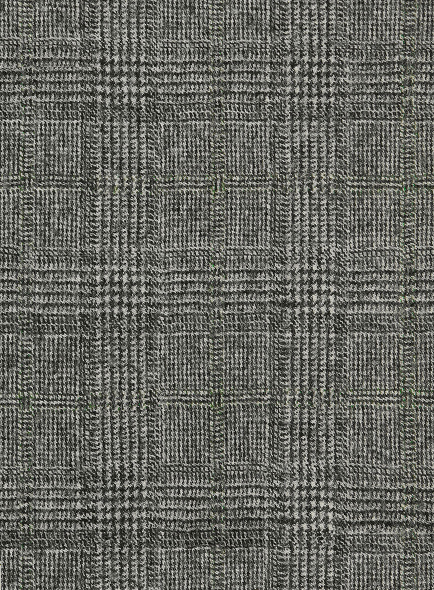 Sartori Tristana Gray Check Soft Tweed Pants - StudioSuits