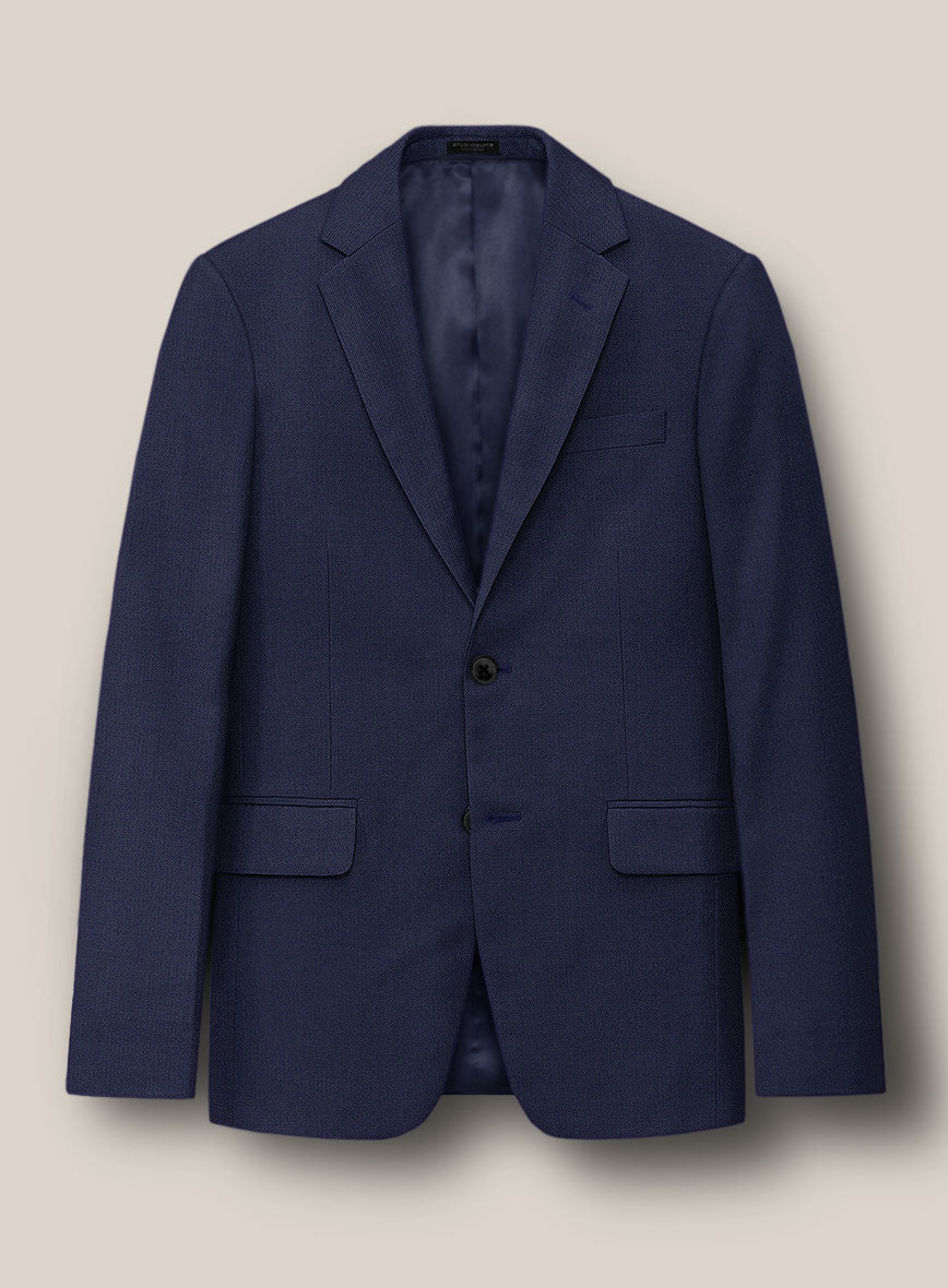 Scabal Alnip Indigo Blue Wool Suit - StudioSuits