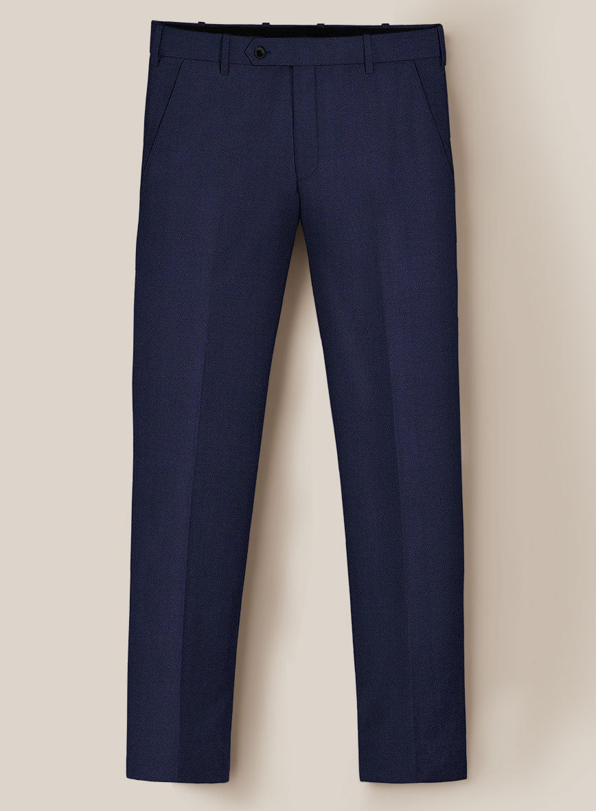 Scabal Alnip Indigo Blue Wool Suit - StudioSuits