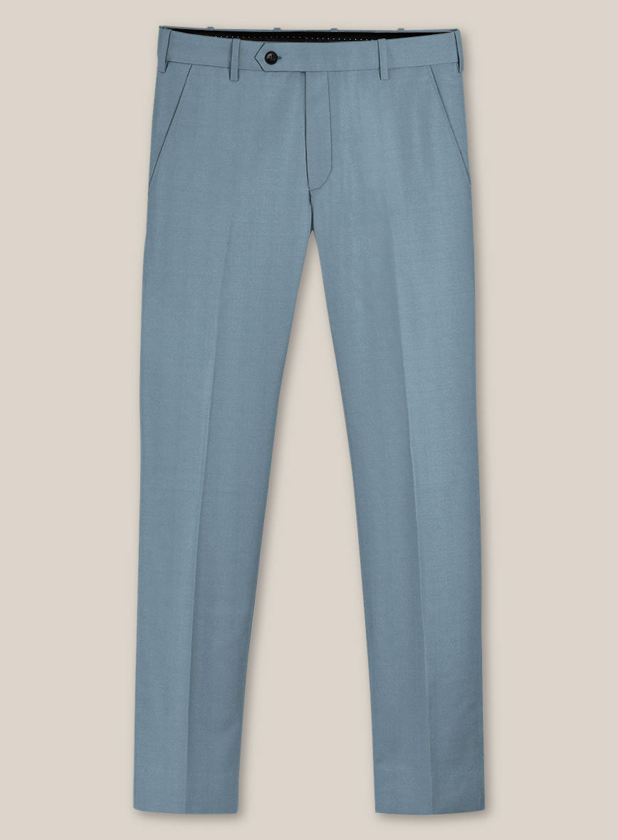 Scabal Antique Blue Wool Suit - StudioSuits