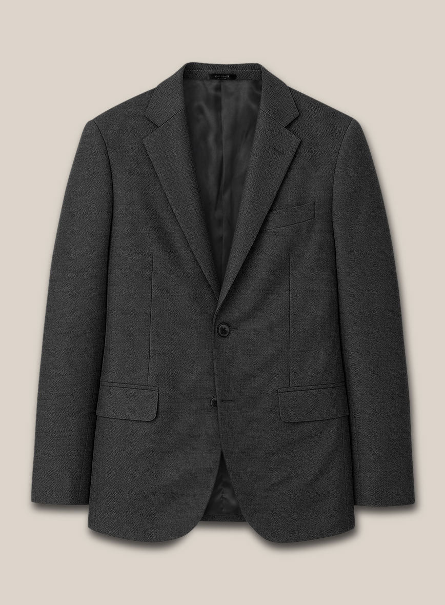Scabal Cosmopolitan Charcoal Wool Suit - StudioSuits