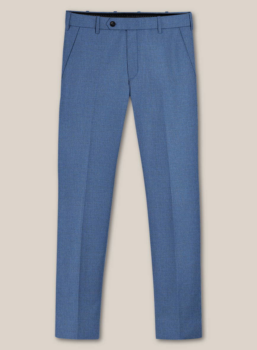 Scabal Cosmopolitan Imperial Blue Wool Suit - StudioSuits